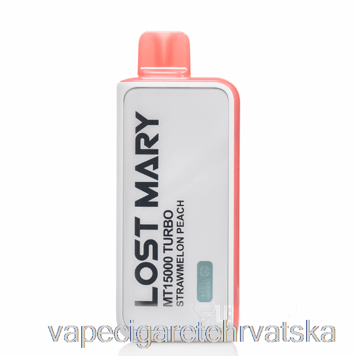 Vape Cigarete Lost Mary Mt15000 Disposable Strawmelon Peach